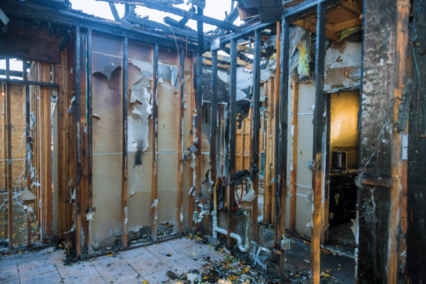 Professional Fire Damage Removal technician working in Atlanta, GA